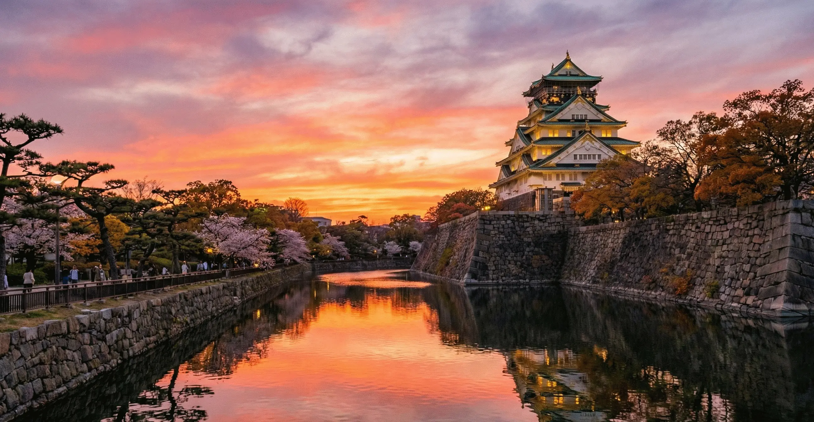 Quick skip-the-line QR code entry at the Osaka Castle Museum entrance